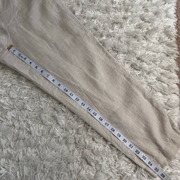 Eileen Fisher Petite Linen Blend Pant Size PM - Picture 7 of 7